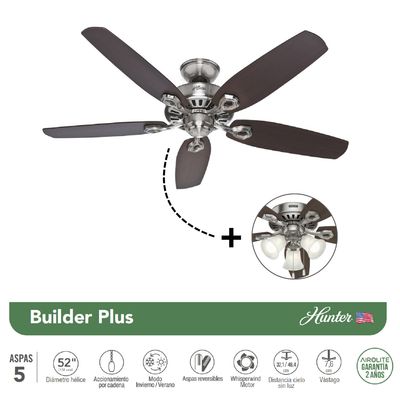 Imagen 2 del producto Ventilador De Techo 52"" Mod. Builder's Plus