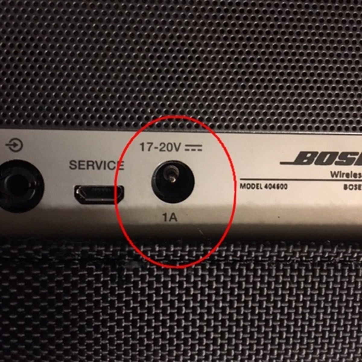 GENERICO - Cargador Para Bose Soundlink I Ii Iiiwireless Bluetooth 17v