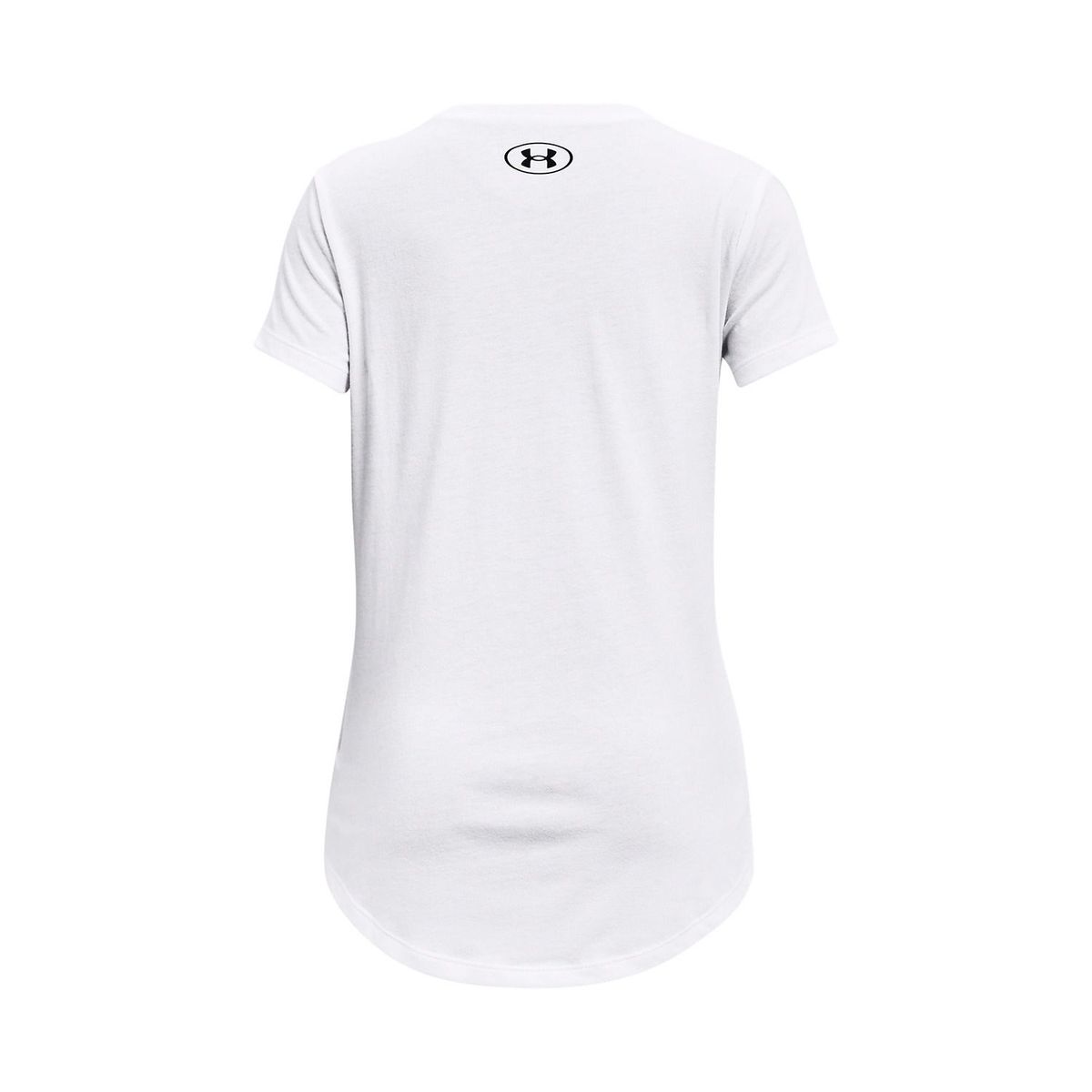 UNDER ARMOUR - Polera manga corta UA para niña Blanco UNDER ARMOUR