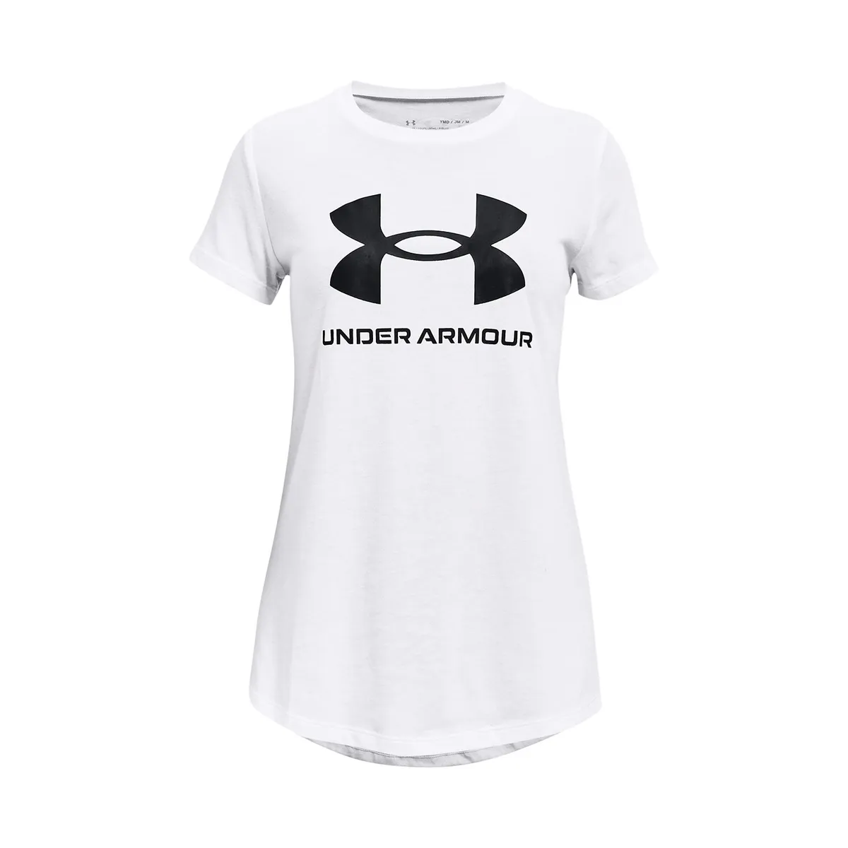 UNDER ARMOUR - Polera manga corta UA para niña Blanco UNDER ARMOUR