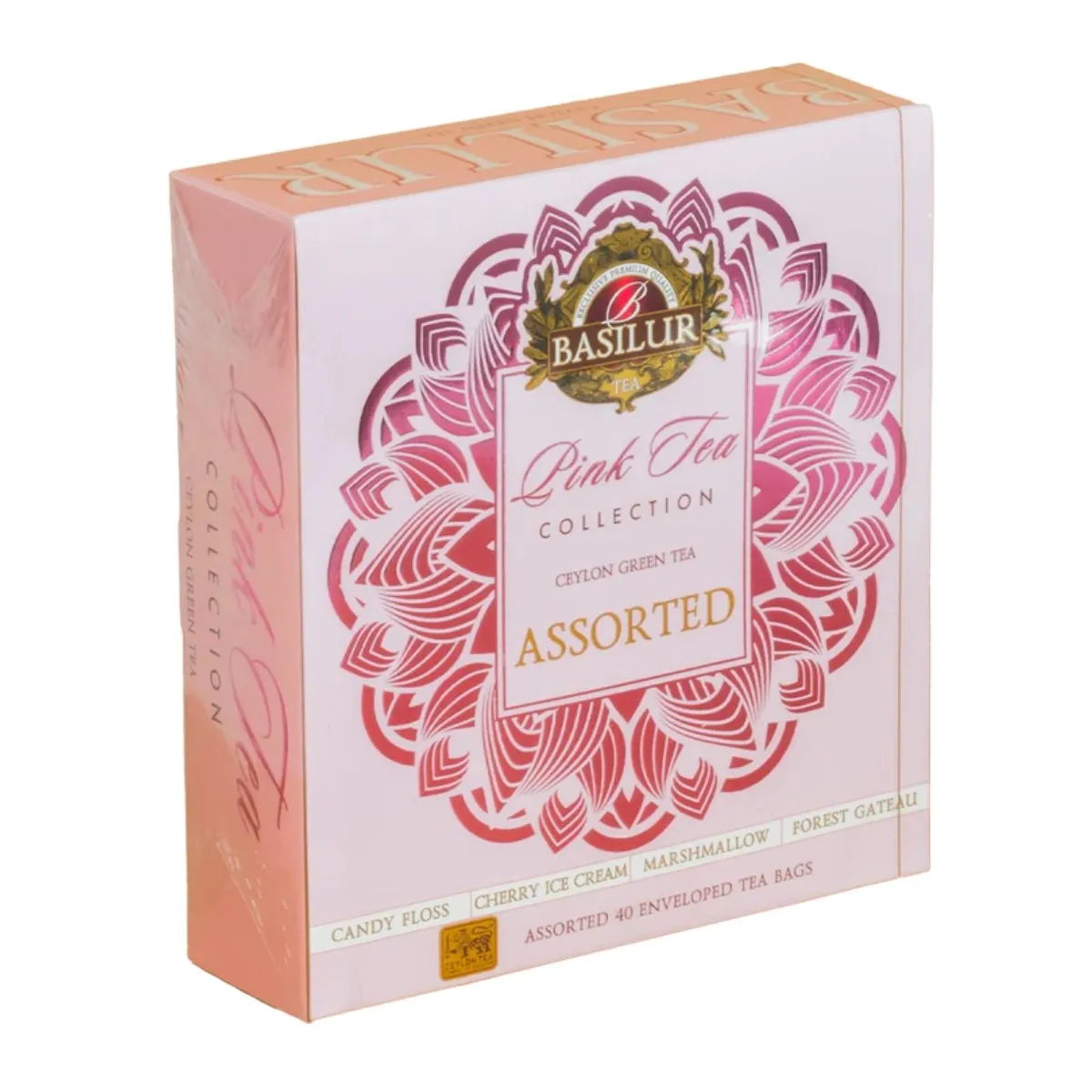 BASILUR - Te Basilur Verde Pink Tea Assorted 40 bolsas BASILUR