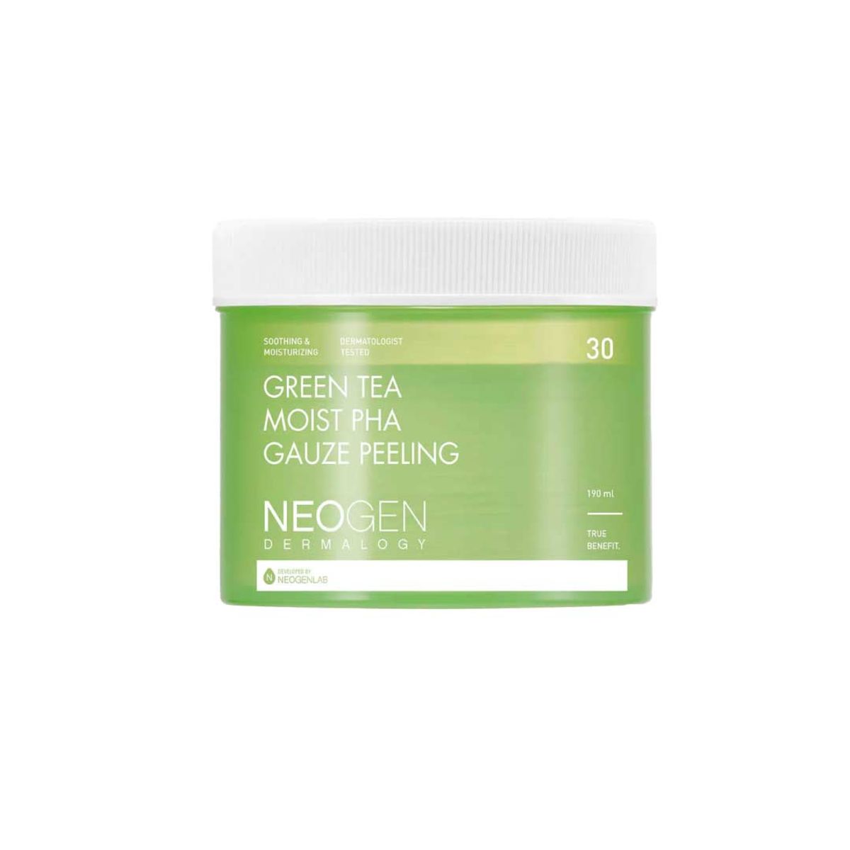 NEOGEN - Discos exfoliantes Té Verde PHA Cosmética Coreana