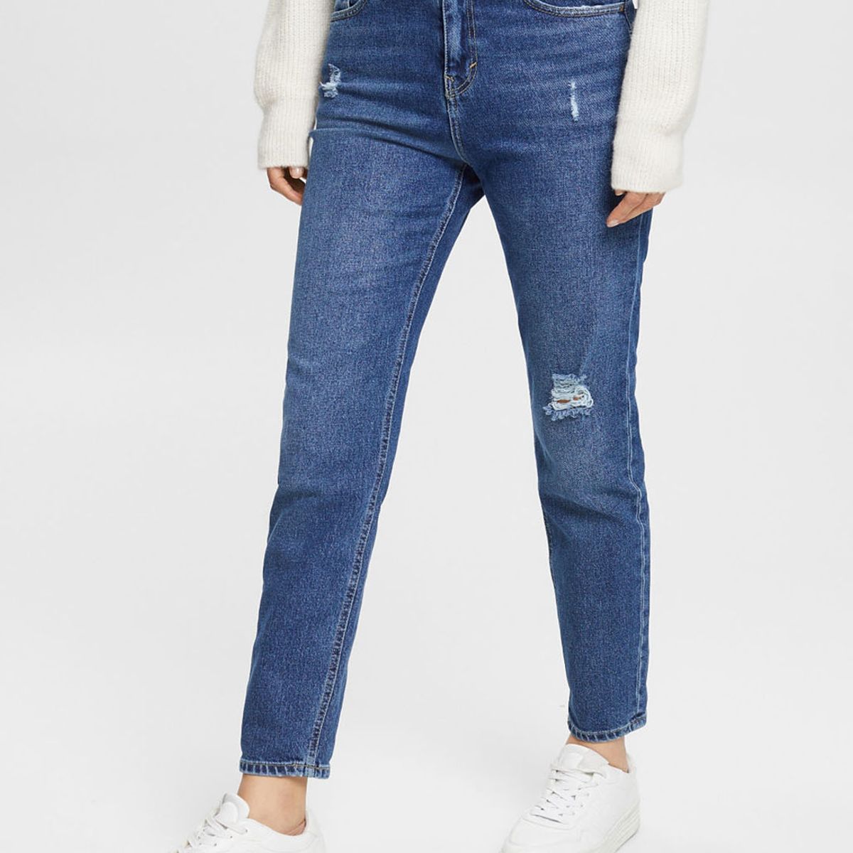 ESPRIT - Jeans Boyfriend De Tiro Alto Mujer Esprit ESPRIT