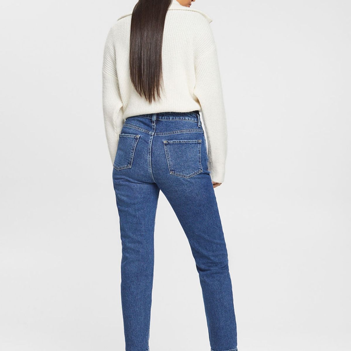 ESPRIT - Jeans Boyfriend De Tiro Alto Mujer Esprit ESPRIT
