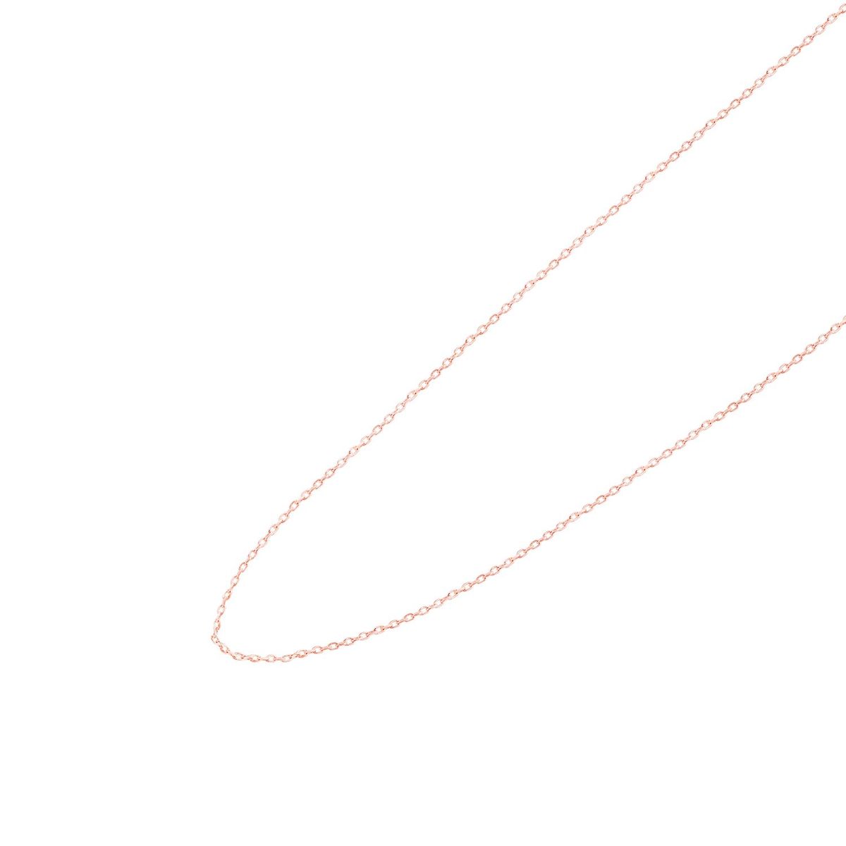 JB JOYAS BARON - Cadena de Oro Rosa 18kt Limada Modelo 16