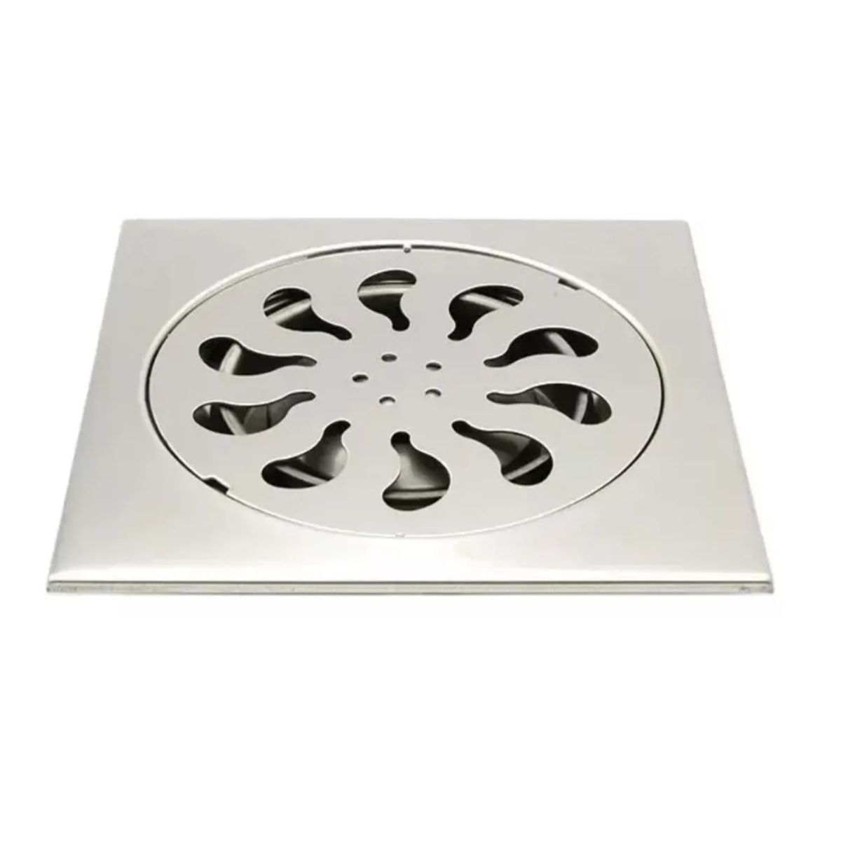 GENERICO - Rejilla Pileta Desague Para Piso Acero Inoxidable 15x15