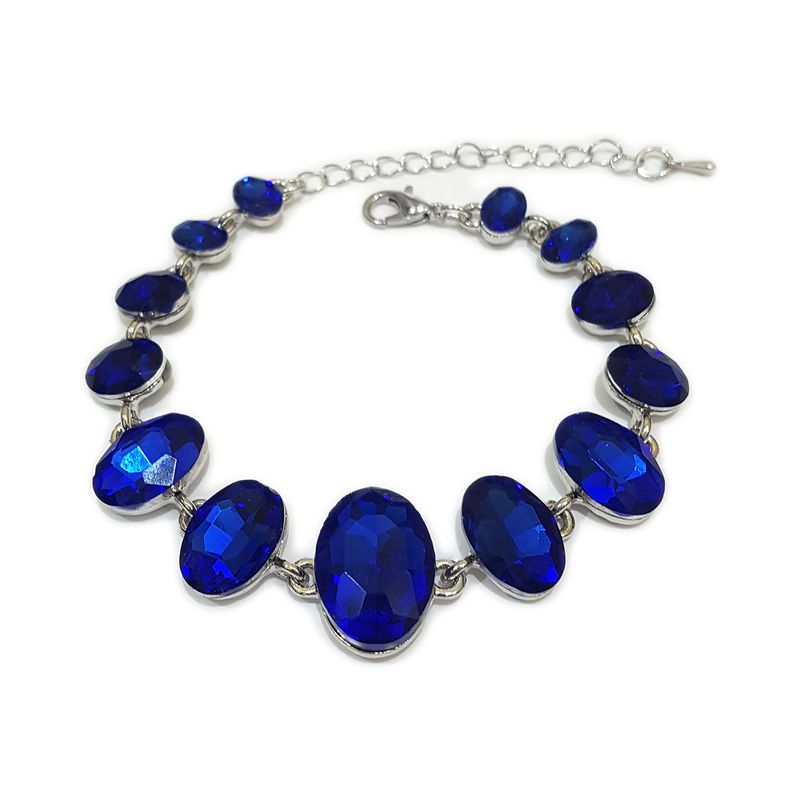 GENERICO - Brazalete  Pulsera Fantasía Para Fiesta De Cristales Yus