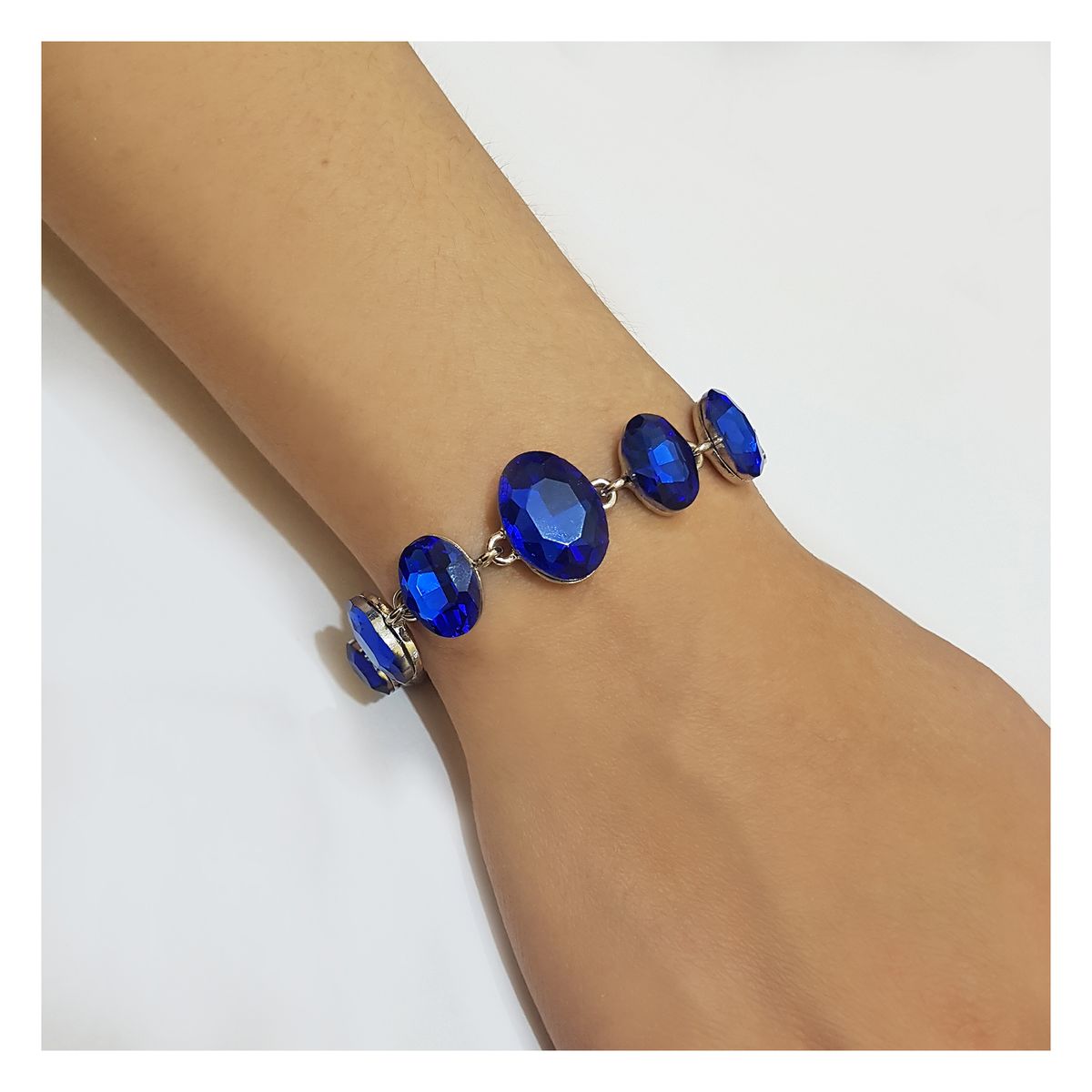 GENERICO - Brazalete  Pulsera Fantasía Para Fiesta De Cristales Yus