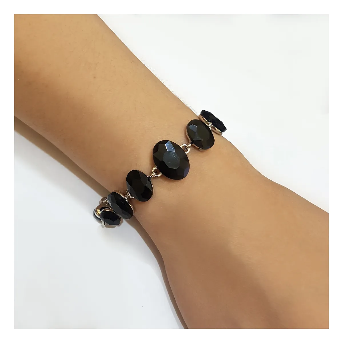 GENERICO - Brazalete  Pulsera Fantasía Para Fiesta De Cristales Yus