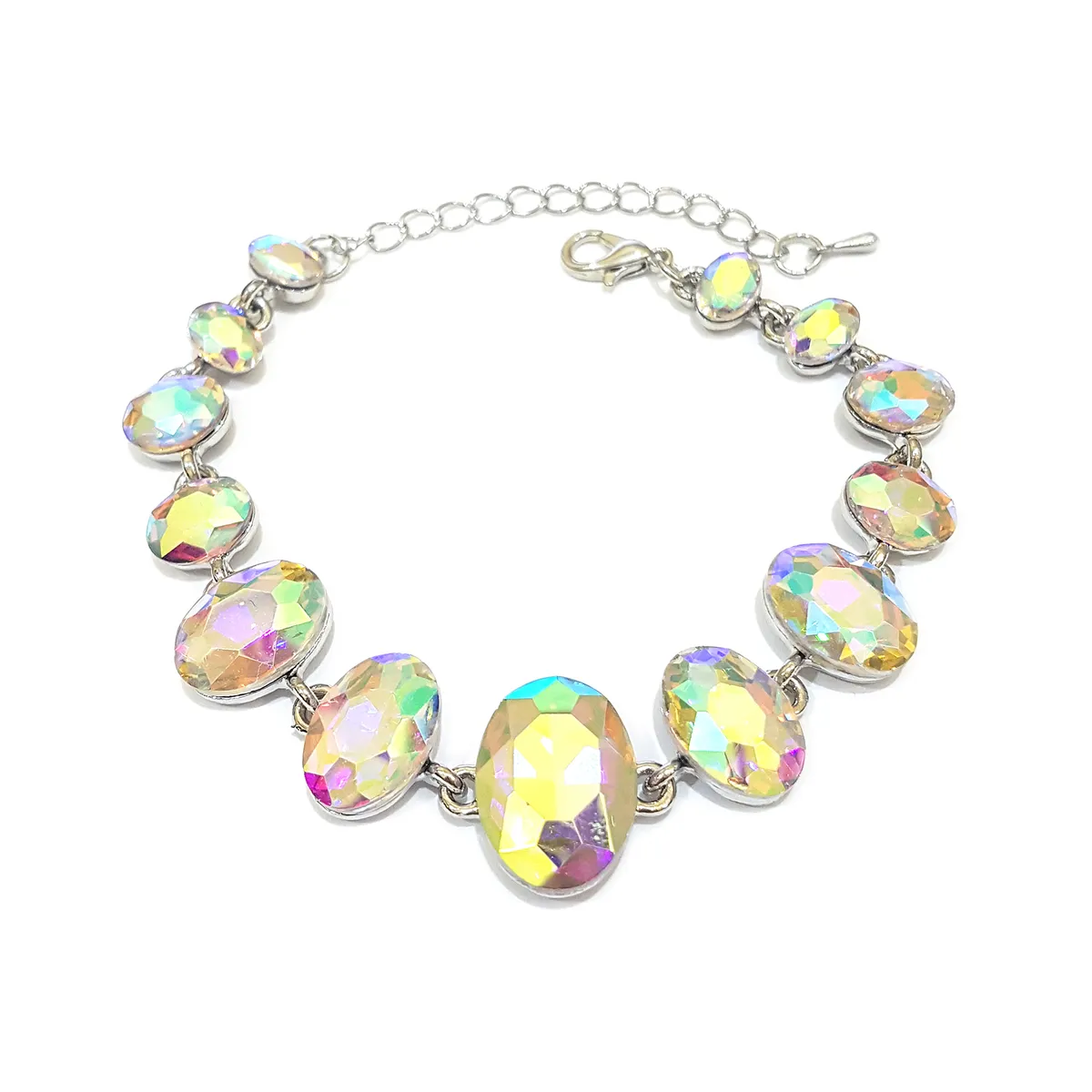 GENERICO - Brazalete  Pulsera Fantasía Para Fiesta De Cristales Yus