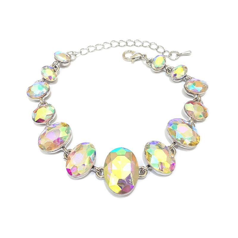 GENERICO - Brazalete  Pulsera Fantasía Para Fiesta De Cristales Yus