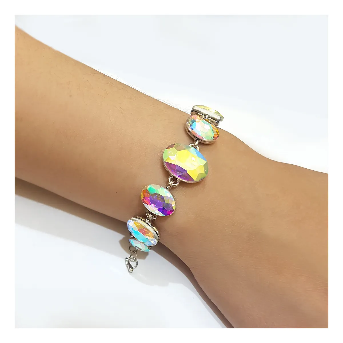 GENERICO - Brazalete  Pulsera Fantasía Para Fiesta De Cristales Yus
