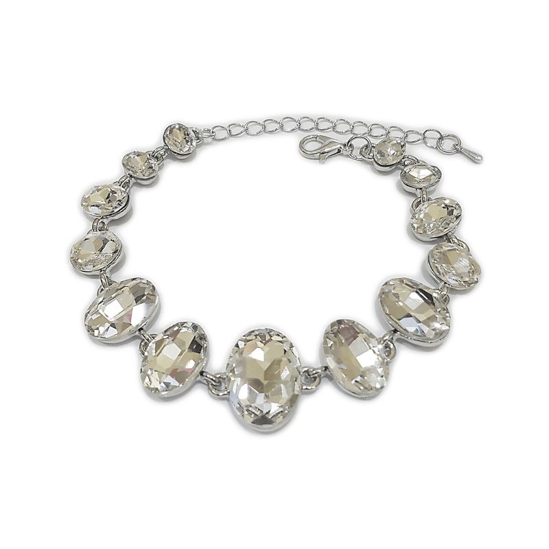 GENERICO - Brazalete  Pulsera Fantasía Para Fiesta De Cristales Yus