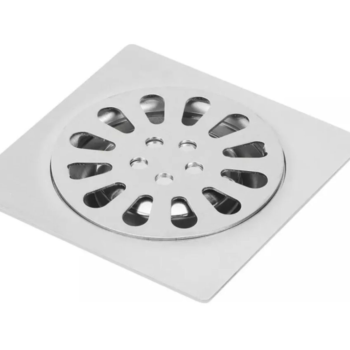 GENERICO - Rejilla Pileta Desague Para Piso Acero Inoxidable 10x10