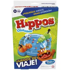 HASBRO - Juego De Mesa Gaming Hippos Glotones Grab and Go