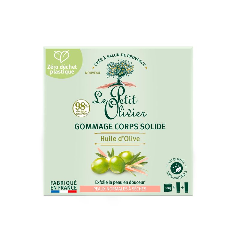 LE PETIT OLIVIER - Exfoliante Cuerpo Sólido Oliva -100g - Venc 09 marzo 2025