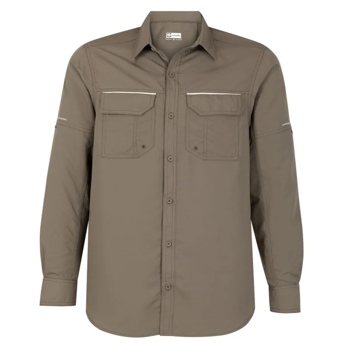 T-WORLD - Camisa Outdoor Trekking Hombre Ripstop Protección Uv+50