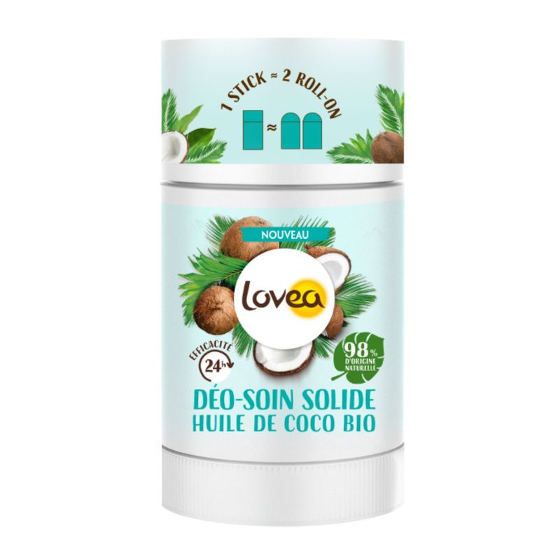 LOVEA - Desodorante Sólido Aceite de Coco Exótico - Vegano - 50 grs.