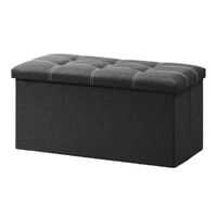 Puff Taburete Plegable Organizador Multifuncional 76cm X 38cm