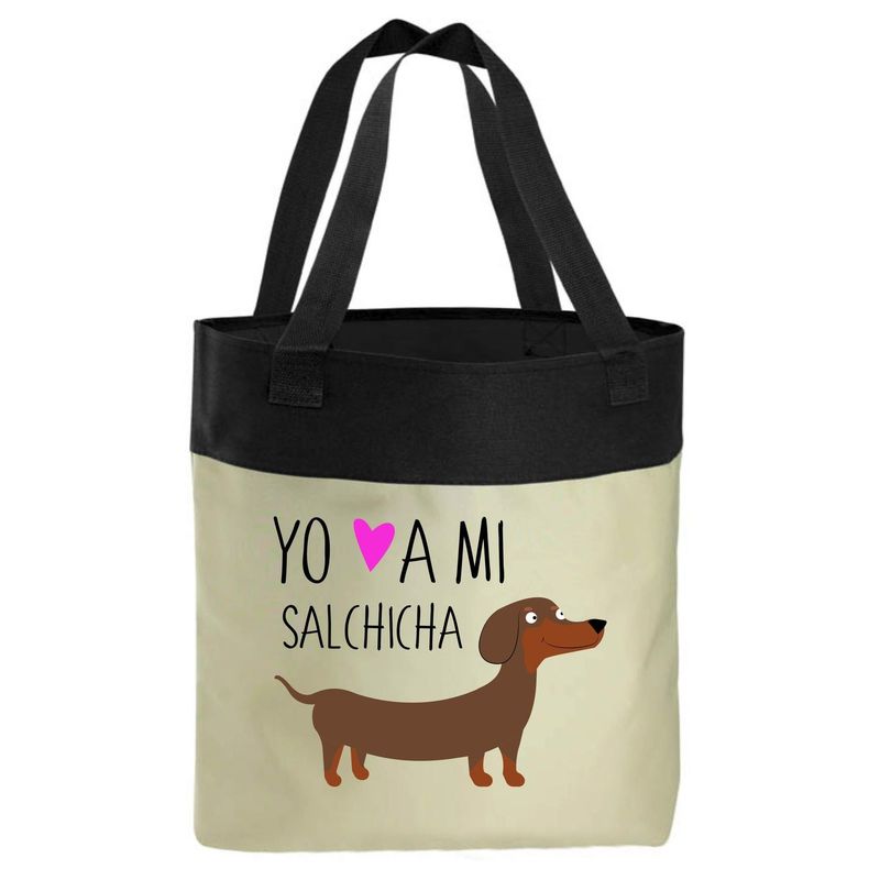 PETFY - Bolso Microfibra - Salchicha - Negro - Talla única