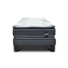 SLEEPWELL - Cama Eurotop Dual Side 1 Plaza Box