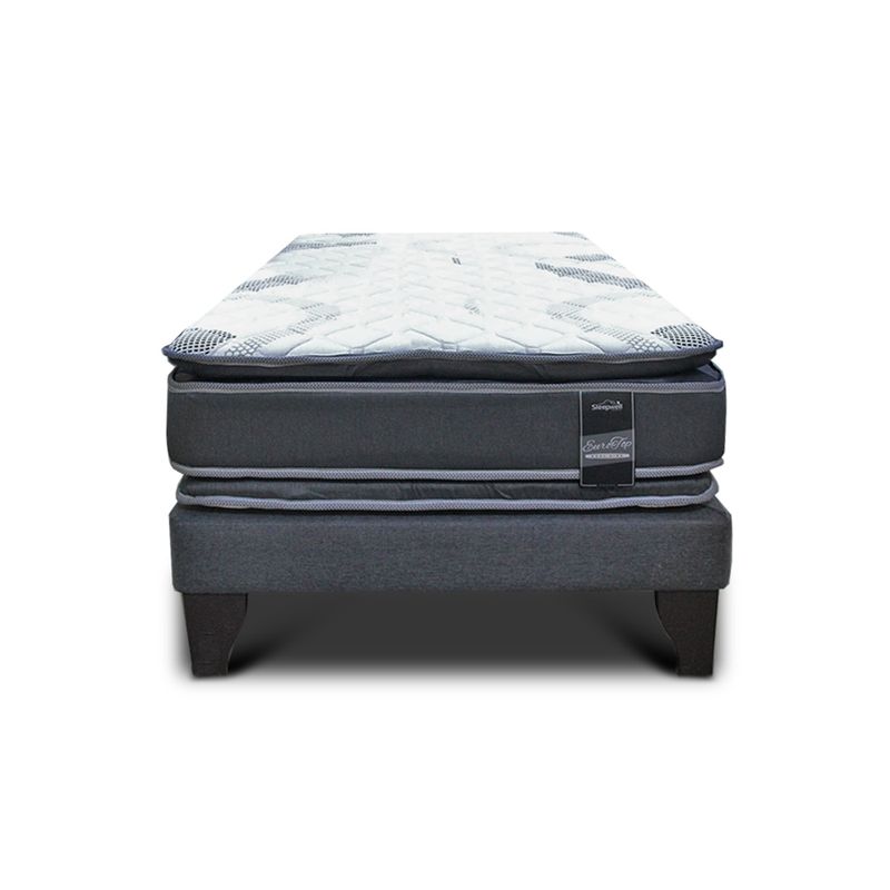 SLEEPWELL - Cama Eurotop Dual Side 1 Plaza