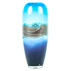 BONITA HOME - FLORERO 35X14 AMBAR-AZUL