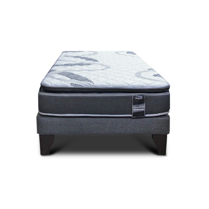 SLEEPWELL - Cama Eurotop One Side 1 Plaza Box