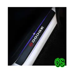 GRAVITY - Cubre Zocalo Adhesivo Fibra Carbono Protector Dodge 4Pcs