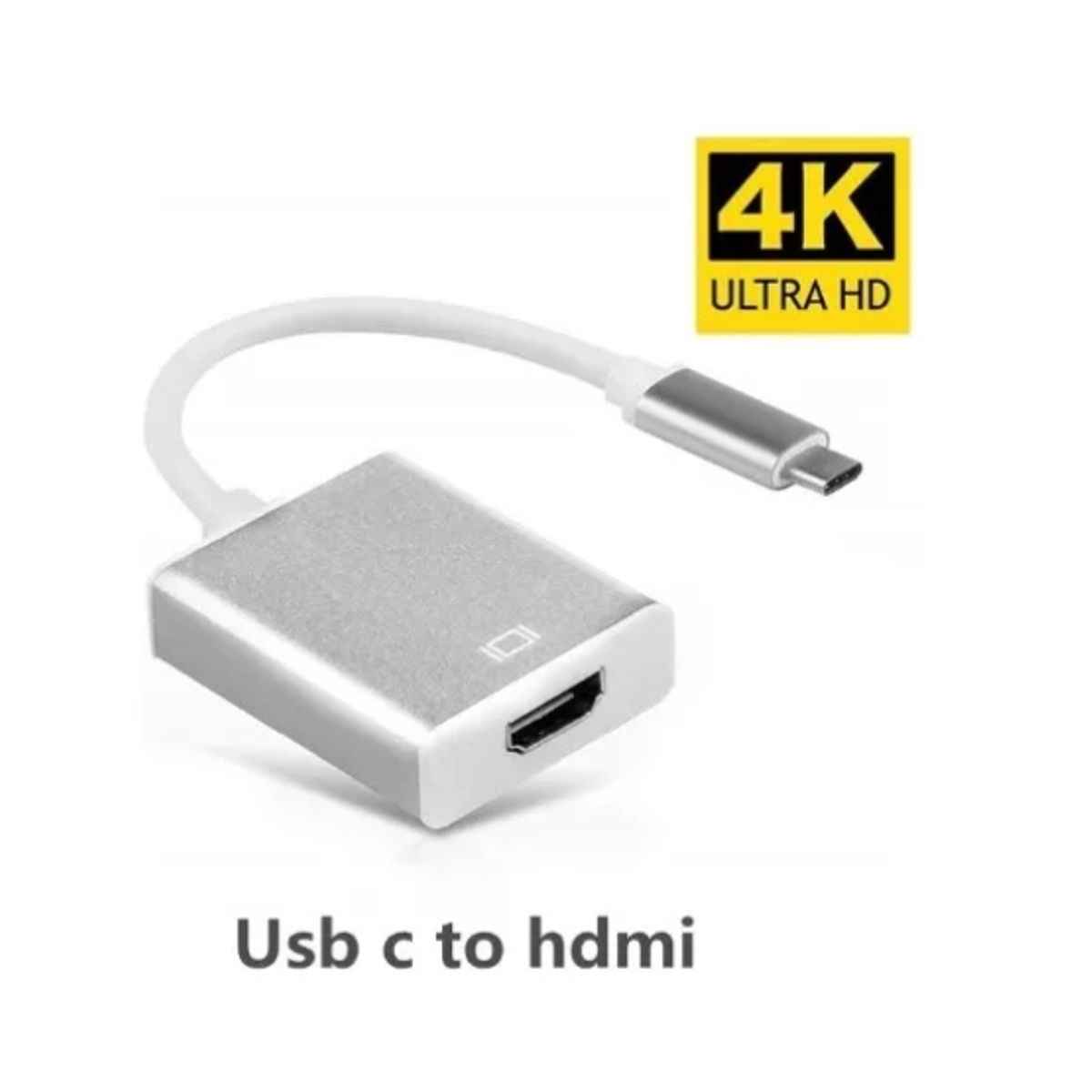 GENERICO - Adaptador Vga Usb C A 4k Hdmi Type C