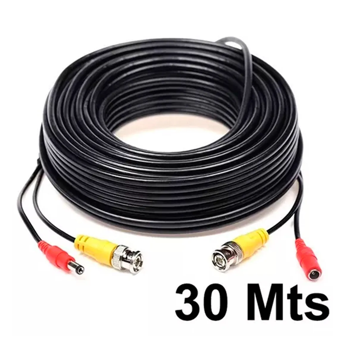 ESHOPANGIE - Cable Para Camaras Seguridad Cctv Video Y Poder Bnc 30 Mts