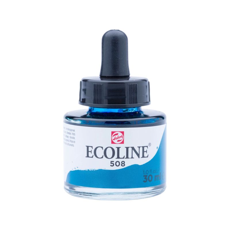 ECOLINE - Acuarela Líquida Ecoline Con Gotero 30ml Azul de Prusia
