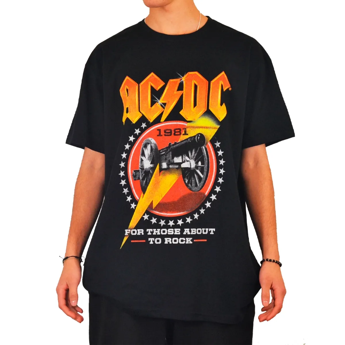 ROCK OFF OFFICIALLY LICENSED PRODUCTS - Polera original de ACDC For Those About to Rock