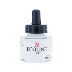 ECOLINE - Acuarela Líquida Con Gotero 30ml Blanco
