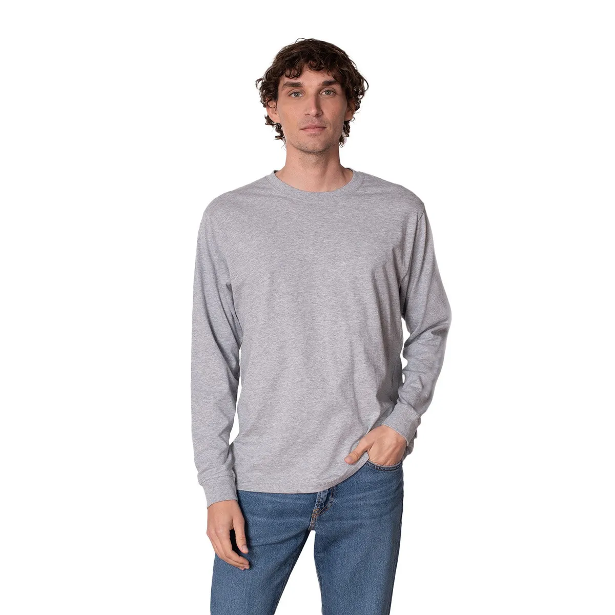 INDUSBORD - Polera Hombre MLarga Algodón Indusbord