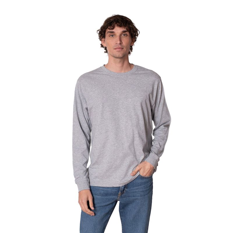 INDUSBORD - Polera Cuello Redondo Manga Larga Algodón Premium UVPRO Certificada.-