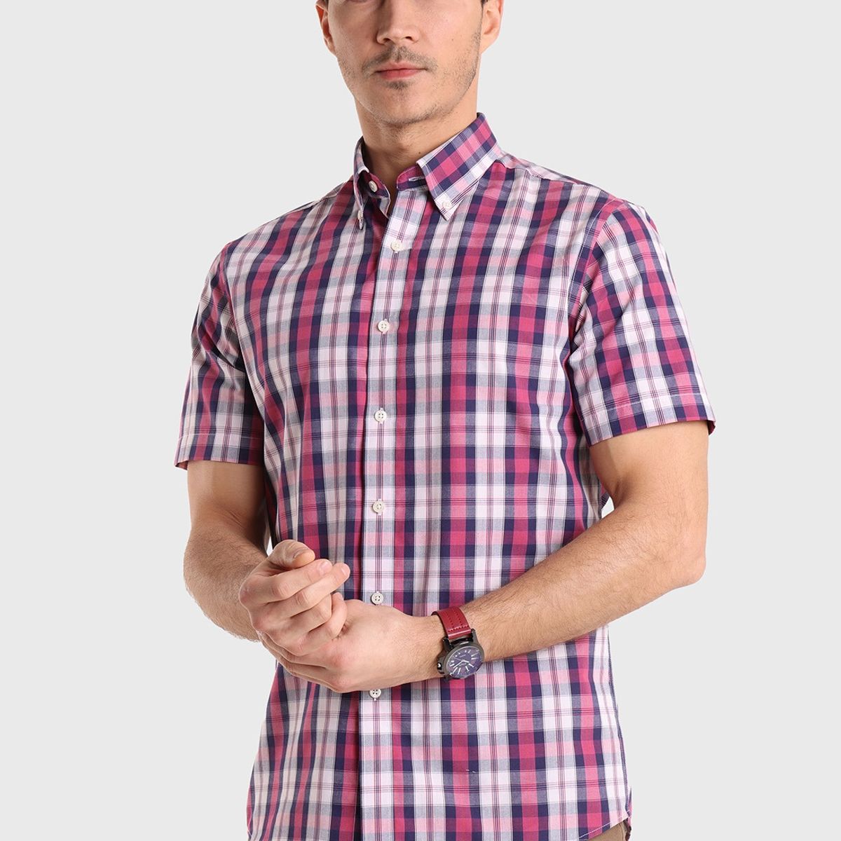 GUY LAROCHE - Camisa Manga Corta Escocesa Guy Laroche GUY LAROCHE