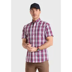 GUY LAROCHE - Camisa Manga Corta Escocesa