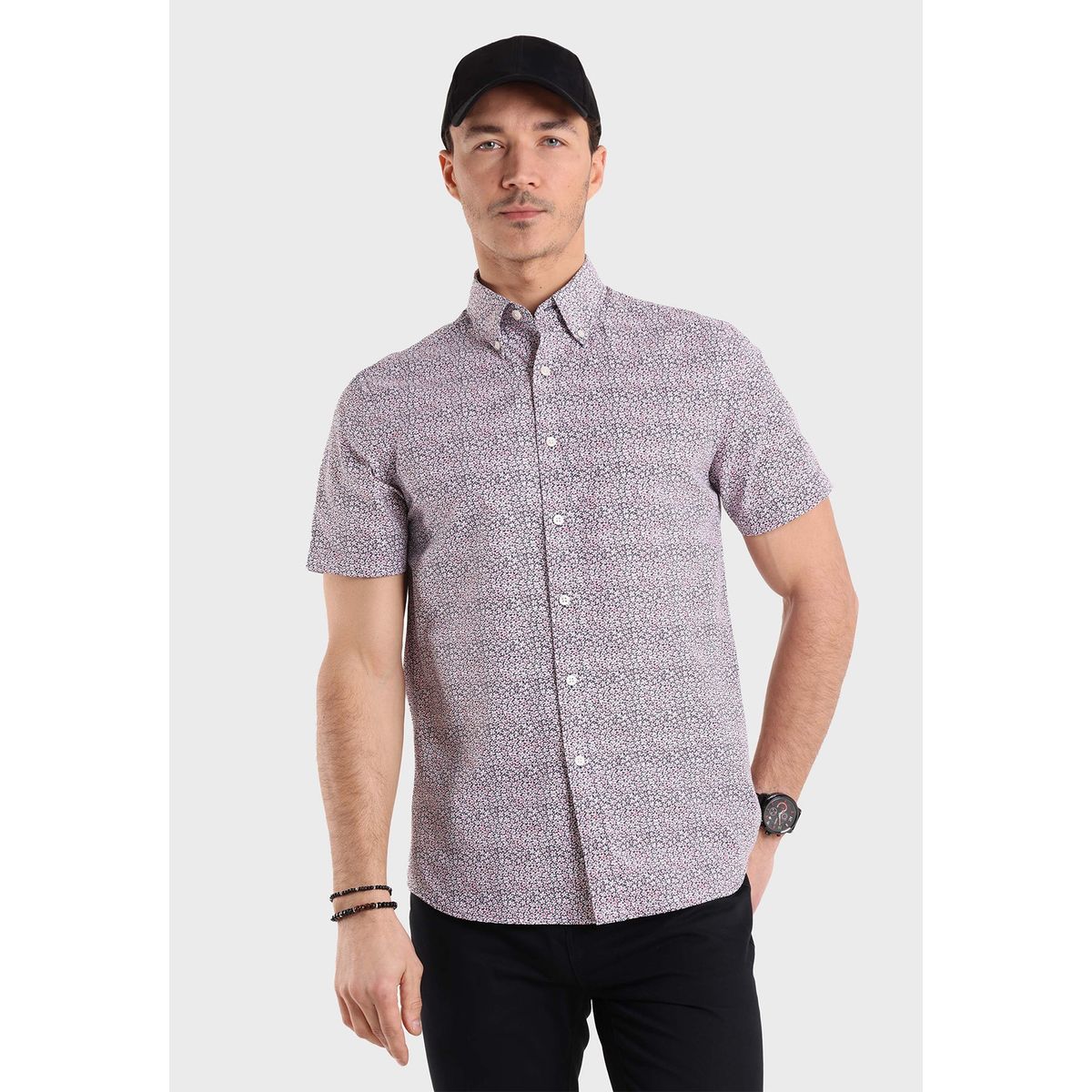 GUY LAROCHE - Camisa Manga Corta Print Guy Laroche GUY LAROCHE