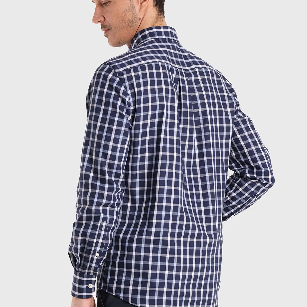 GUY LAROCHE - Camisa Cuello con Botón Cuadros Guy Laroche GUY LAROCHE