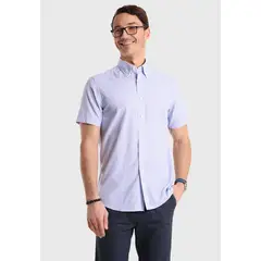 GUY LAROCHE - Camisa Manga Corta Cuadros