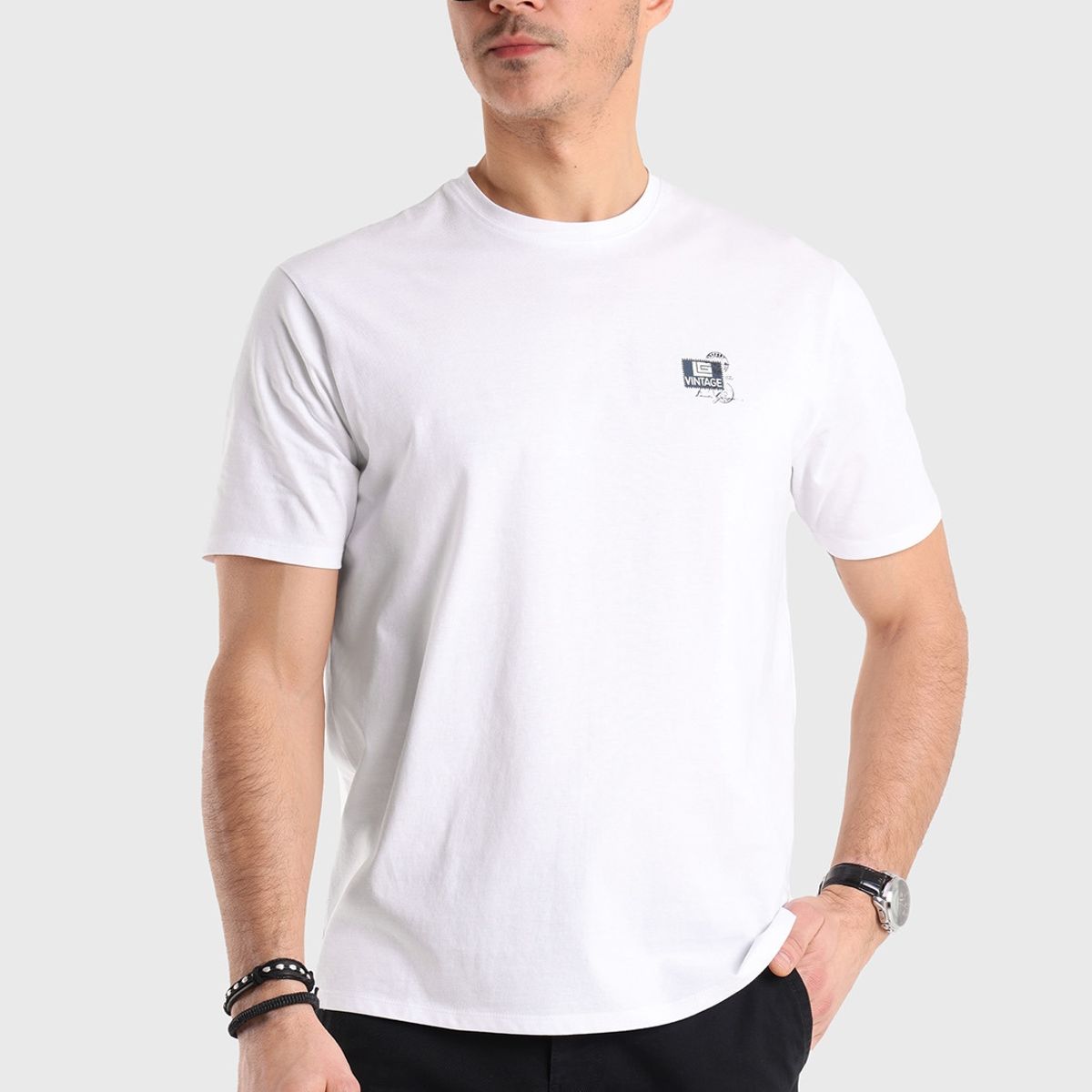 GUY LAROCHE - Polera Cuello Redondo Manga Corta Guy Laroche GUY LAROCHE