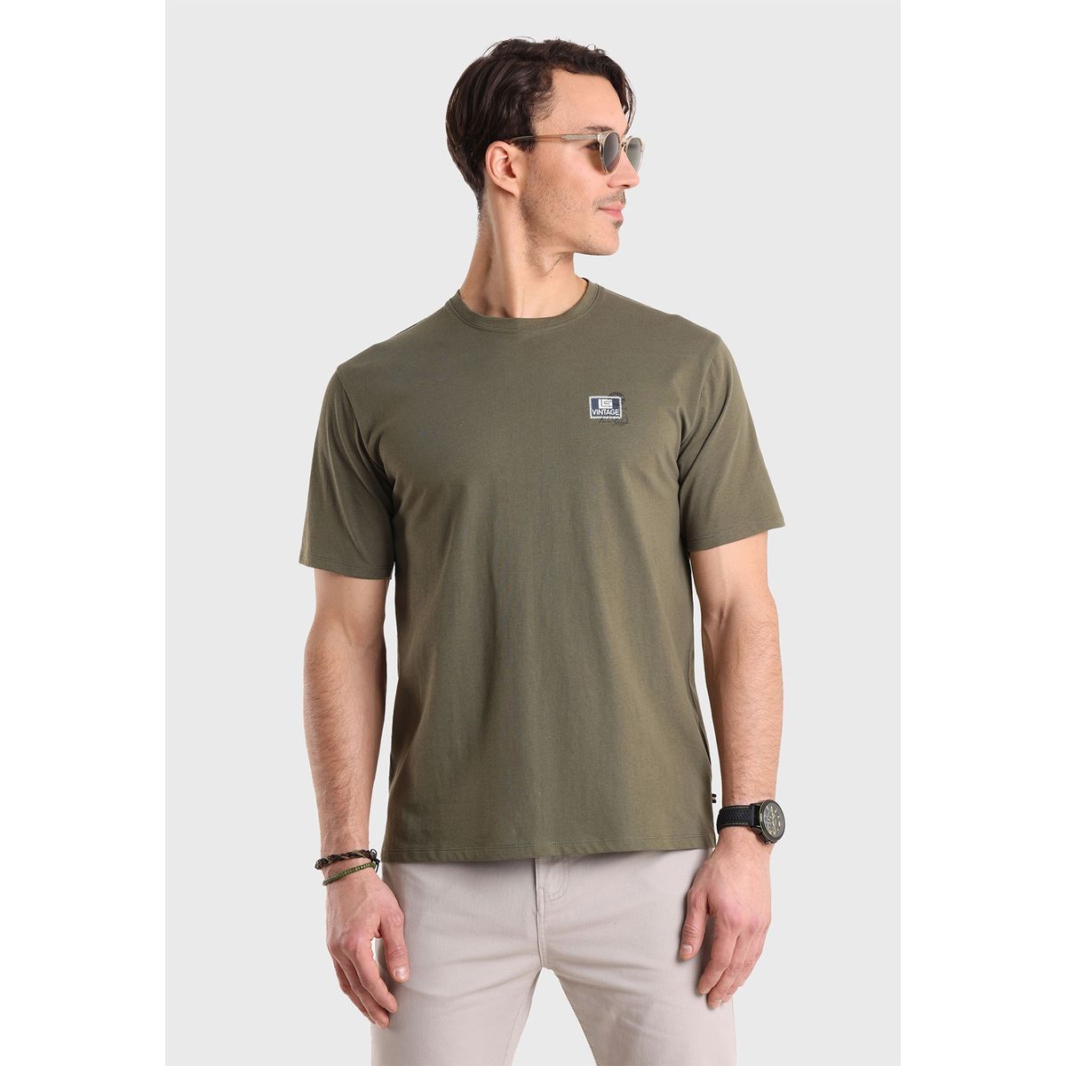 GUY LAROCHE - Polera Cuello Redondo Manga Corta Guy Laroche GUY LAROCHE