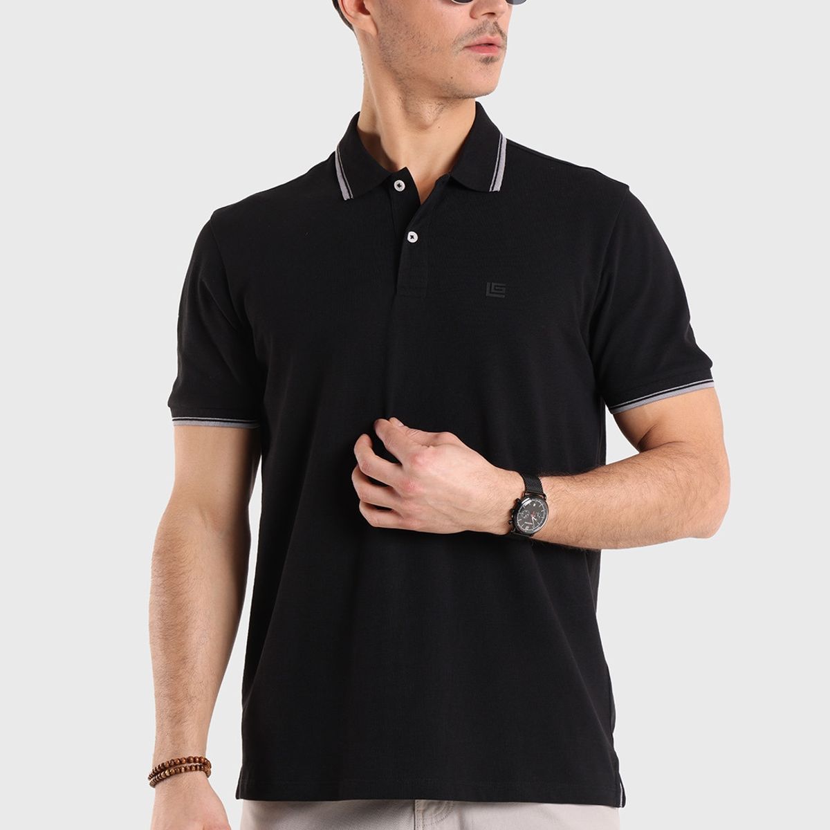 GUY LAROCHE - Polera Piqué Manga Corta Guy Laroche GUY LAROCHE