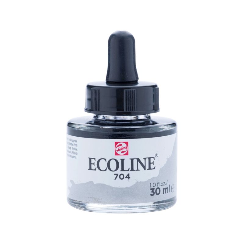 ECOLINE - Acuarela Líquida Ecoline Con Gotero 30ml Gris