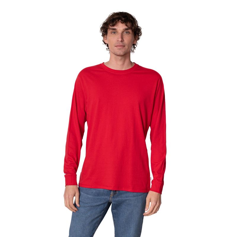 INDUSBORD - Polera Cuello Redondo Manga Larga Algodón Premium UVPRO Certificada.-