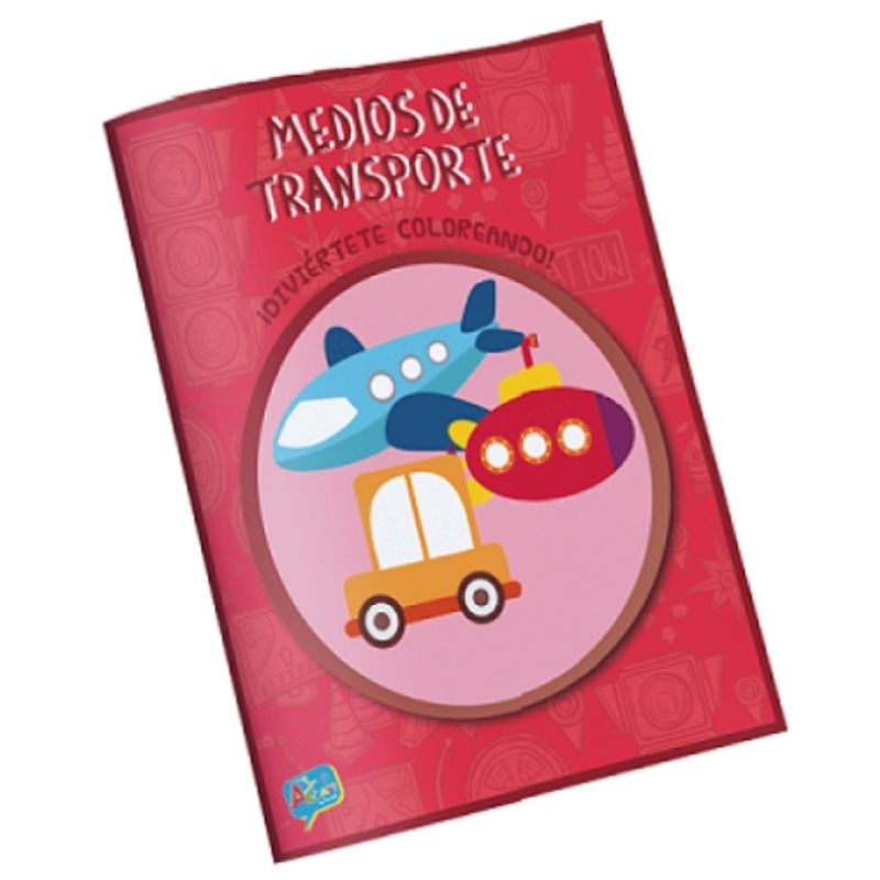 ART AND CRAFT - Libro para colorear infantil Medios de Transporte