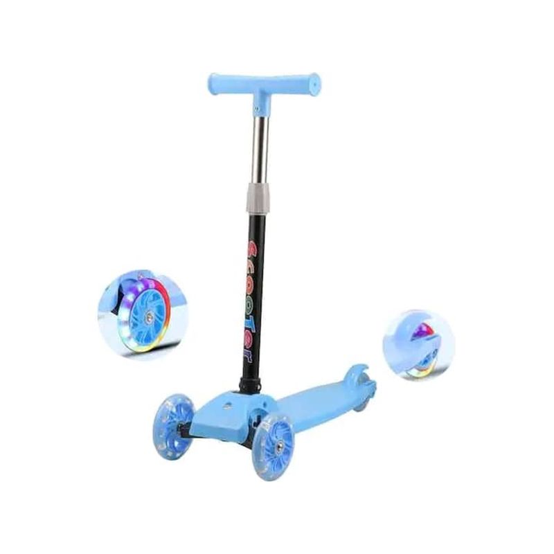 GENERICO - Scooter Con Luces Para Niñas Celeste