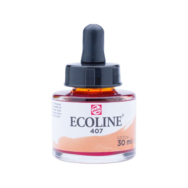 ECOLINE - Acuarela Líquida Ecoline Con Gotero 30ml Ocre Oscuro