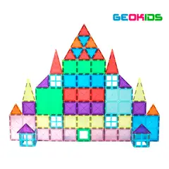 GENERICO - Bloques Imanes 100 piezas Geokids